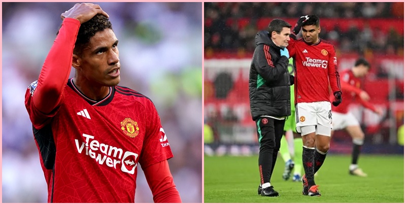 Cả Casemiro và Varane đều đang có phong độ đi xuống ở Man United